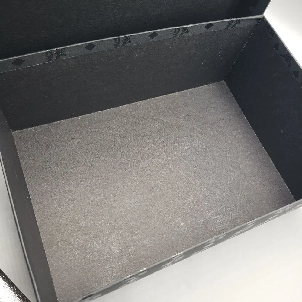 MCM Shoe Box (Empty) Black Logo 12.5
